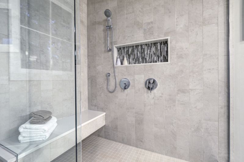 Spa-Style Shower with Bench